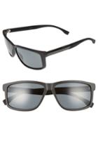Men's Boss 60mm Polarized Sunglasses - Matte Black Carbon