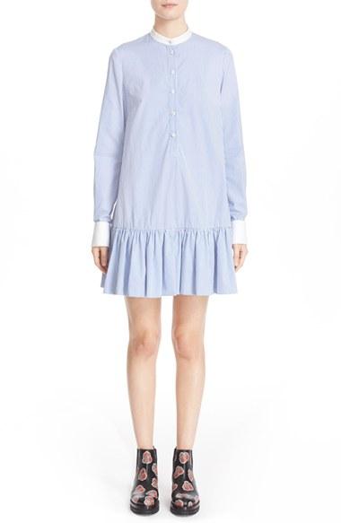 Women's Alexander Mcqueen Ruffle Shirtdress