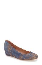Women's French Sole 'maya' Wedge M - Blue