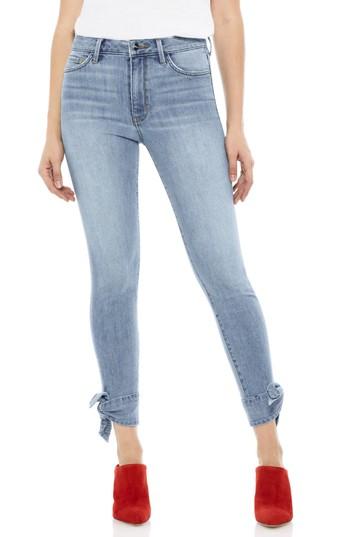 Women's Sam Edelman The Stiletto Ankle Tie Jeans - Blue