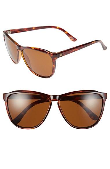 Women's Electric 'encelia' 61mm Retro Sunglasses - Tortoise/ Bronze