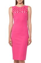 Women's Akris Punto Cutout Dot Sheath Dress - Pink