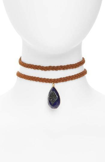 Women's Panacea Braided Pendant Choker