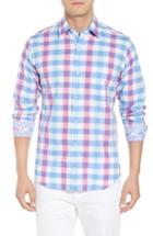 Men's Tailorbyrd Bazel Regular Fit Check Sport Shirt - Blue