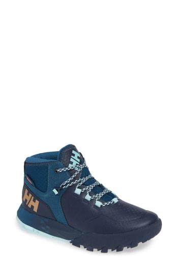 Women's Helly Hansen Loke Rambler High Top Waterproof Hiking Boot M - Blue