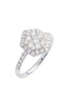 Women's Bony Levy Mika Diamond Pave Hexagon Ring