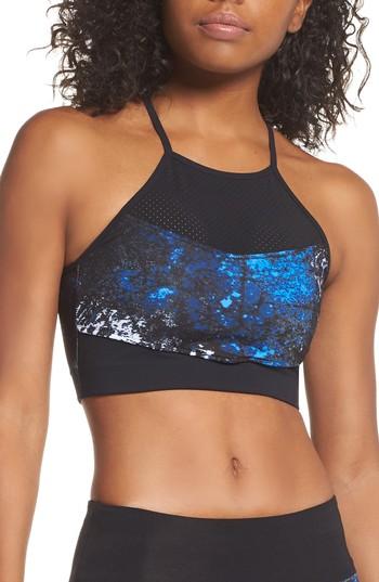 Women's Boomboom Athletica Cutaway Halter Crop Tank - Blue