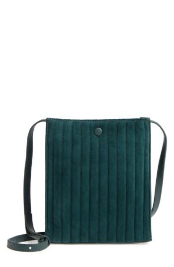 Steven Alan Camden Leather Crossbody Bag - Green