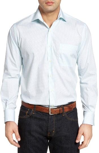 Men's Peter Millar Island Micro Print Sport Shirt