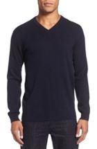 Men's Rodd & Gunn 'invercargill' Wool & Cashmere V-neck Sweater - Blue