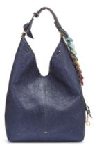 Anya Hindmarch Small Circles Leather Bucket Bag - Blue