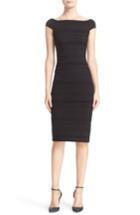 Women's Ted Baker London 'inan - Bardot' Stripe Texture Body-con Dress - Blue
