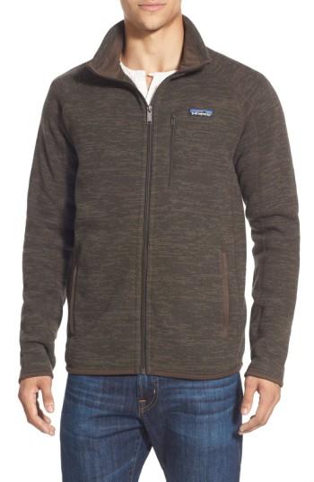 Men's Patagonia Better Sweater Zip Front Jacket, Size - Brown