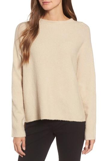 Women's Eileen Fisher Funnel Neck Top - Beige