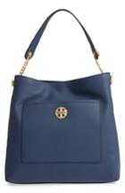 Tory Burch Chelsea Chain Leather Hobo - Blue