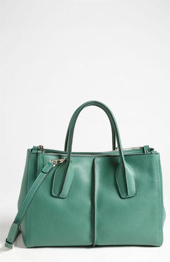 Tod's 'd-styling' Two Zip Leather Shopper