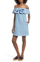 Women's Everly Embroidered Cold Shoulder Dress - Blue
