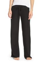 Women's Make + Model Best Boyfriend Brushed Hacci Lounge Pants, Size - Black