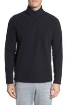 Men's Zella Quarter Zip Fleece Pullover, Size - Black