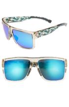 Women's Adidas 3matic 60mm Sunglasses - Clear Brown Camo/ Blue Mirror