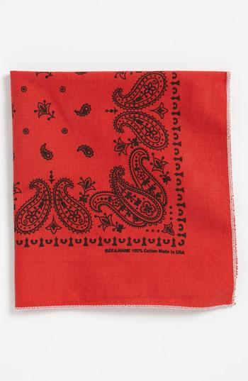 Hav-a-hank Pocket Square Red One Size