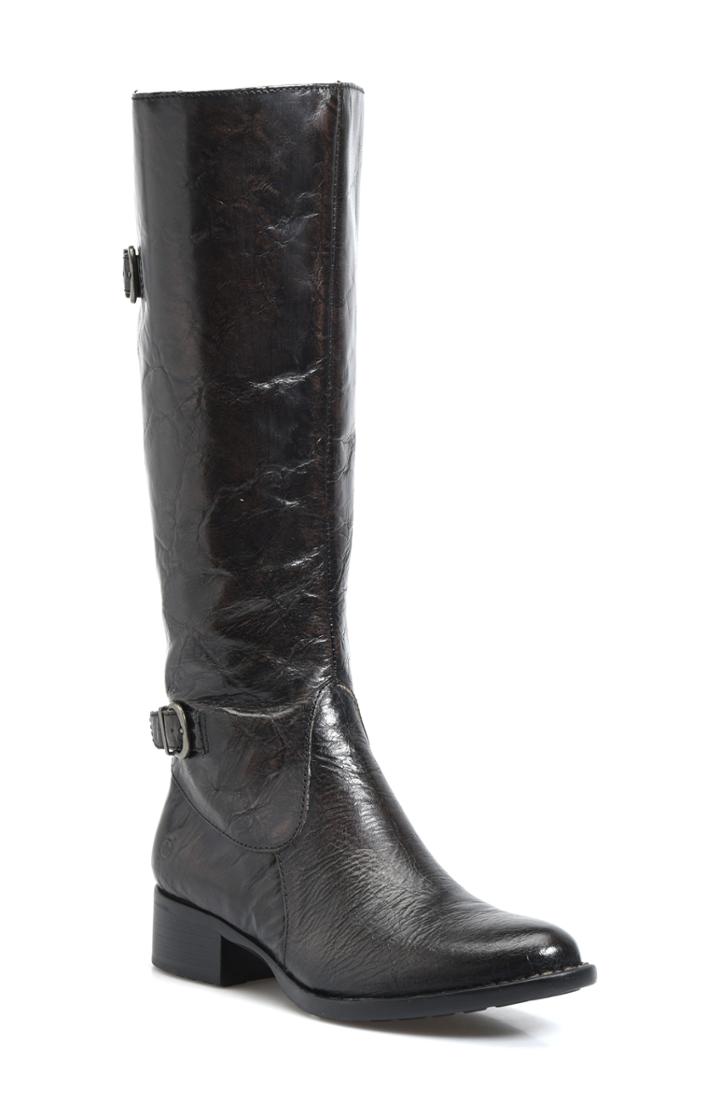 Women's B?rn Gibb Knee High Riding Boot Wide Calf M - Grey