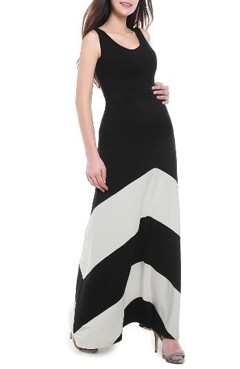 Women's Kimi And Kai Sally Maternity Maxi Dress - Black