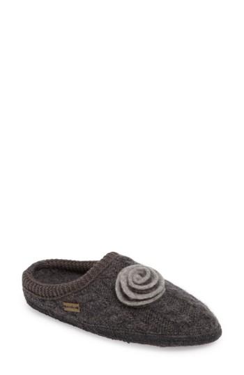 Women's Haflinger Jewel Slipper Us / 37eu - Grey