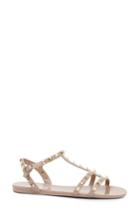 Women's Valentino Garavani Rockstud T-strap Sandal Us / 36eu - Beige