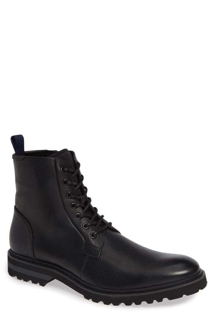 Men's Reaction Kenneth Cole Jace Lace-up Boot M - Black