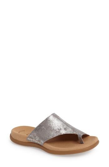 Women's Gabor Slide Sandal Us / 41eu - Grey
