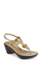 Women's Athena Alexander Lux Demi Wedge Sandal M - Metallic