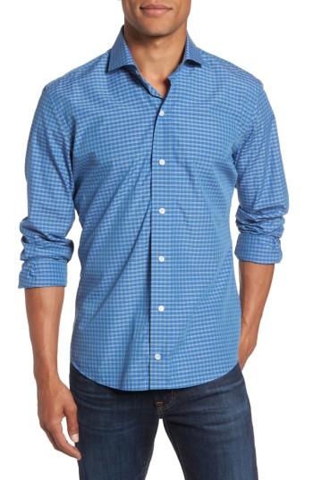 Men's Ledbury Alden Slim Fit Plaid Sport Shirt - Green