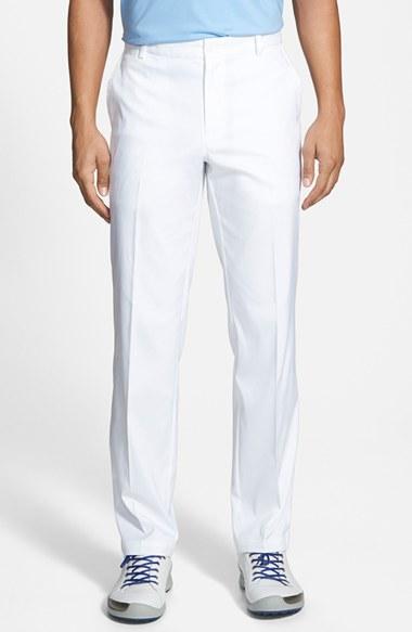 Men's Nike Flat Front Dri-fit Tech Golf Pants X 32 - White