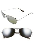 Men's Ray-ban 59mm Polarized Aviator Sunglasses - Grey/ Mirror