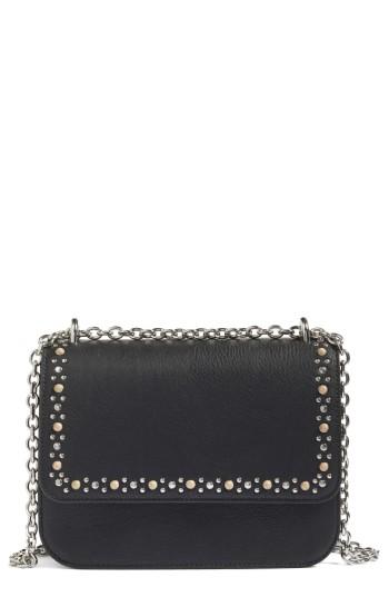 Chelsea28 Dahlia Stone Faux Leather Crossbody Bag - Black