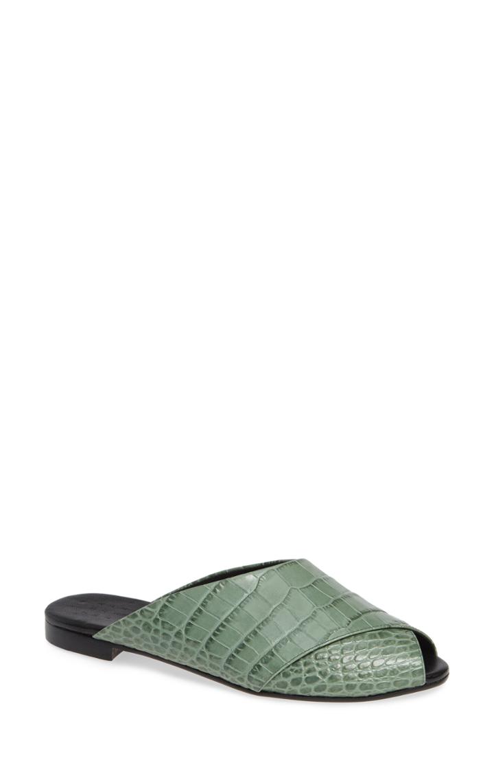 Women's Trademark Pajama Slide Sandal Us / 35eu - Blue/green
