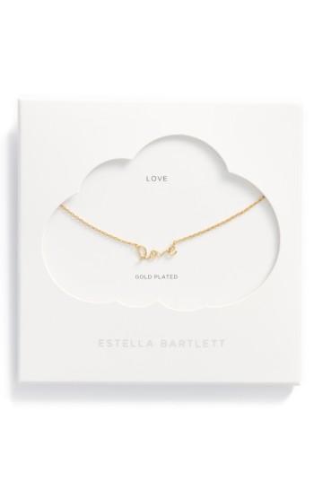 Women's Estella Bartlett Love Pendant Necklace