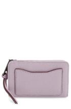 Women's Marc Jacobs Recruit Compact Wallet - Purple