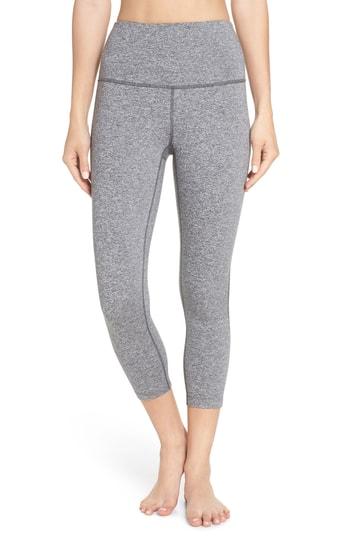 Women's Zella Live In High Waist Crop Leggings, Size - Grey