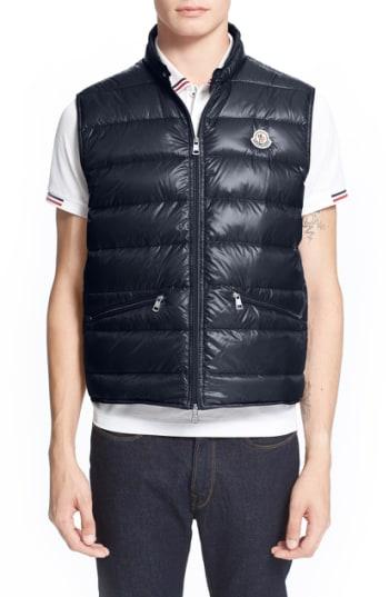 Men's Moncler 'gui' Shine Down Vest