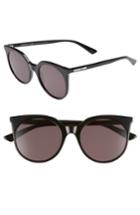 Women's Mcq Alexander Mcqueen 52mm Cat Eye Sunglasses - Black