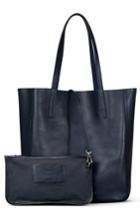 Shinola Medium Leather Shopper - Blue