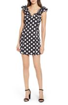 Women's Endless Rose Polka Dot Minidress - Black