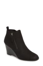 Women's Caslon Wesley Wedge Bootie M - Black