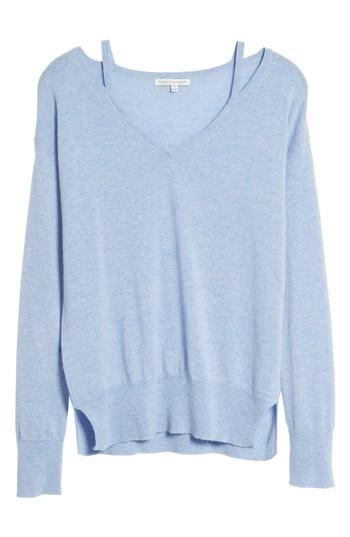 Women's Rebecca Minkoff Kenley Wool & Cashmere Sweater - Blue