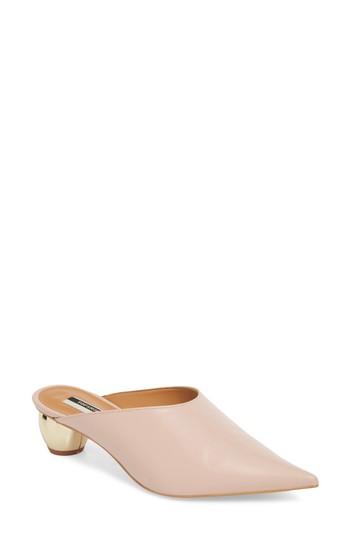 Women's Topshop Juniper Ball Heel Mule .5us / 37eu - Pink