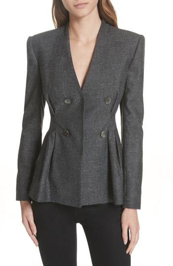 Women's Rebecca Taylor Herringbone Jacket - Grey