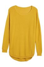 Women's Caslon Texture Knit Tunic - Yellow