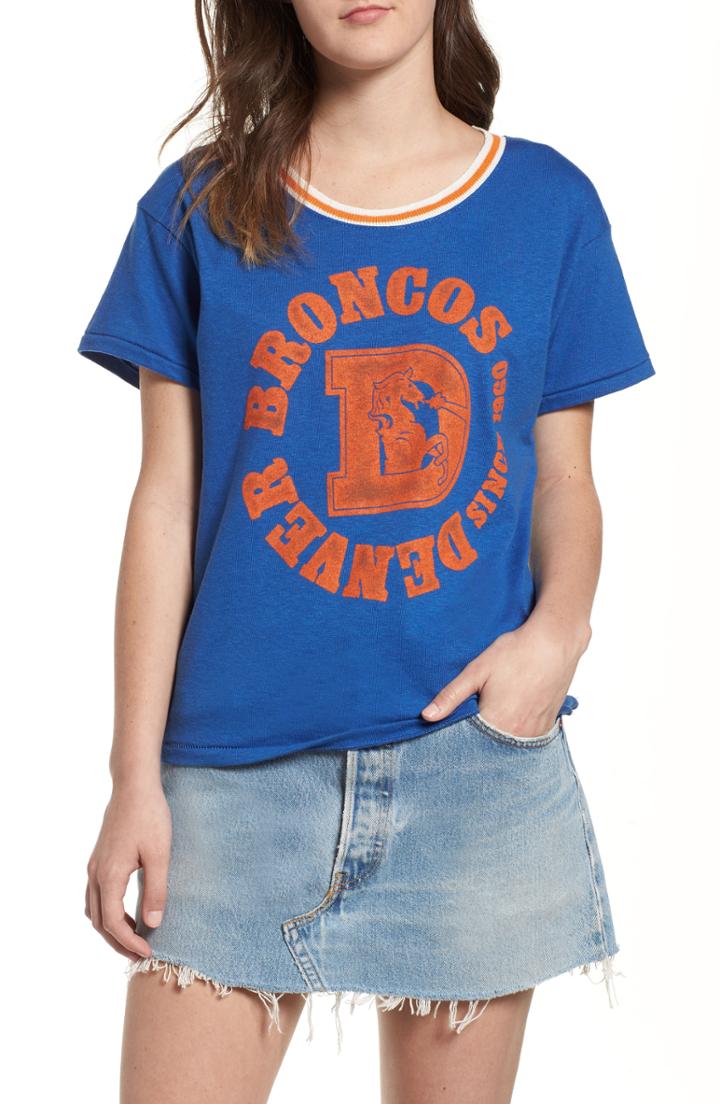 Women's Junk Food Nfl Broncos Kick Off Tee